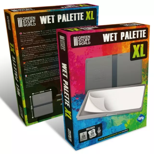 Palette Humide XL - Wet Palette Acrylique Peintures Pinceaux warhammer 40K 2