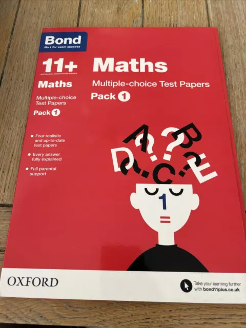 Bond 11+: Maths: Multiple-choice Test Papers: Pack 1 by Bond 11+, Andrew Baines
