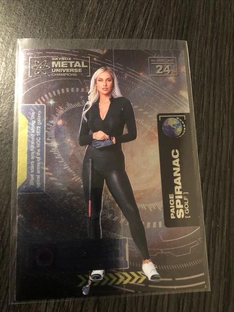 2021 SKYBOX METAL Universe Champions Paige Spiranac Base Card#24(Golf