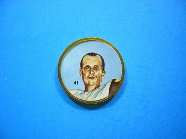 1963 Nalley's Humpty Dumpty Cfl Football Coin #41 Bernie Faloney Sharp!! Nalleys