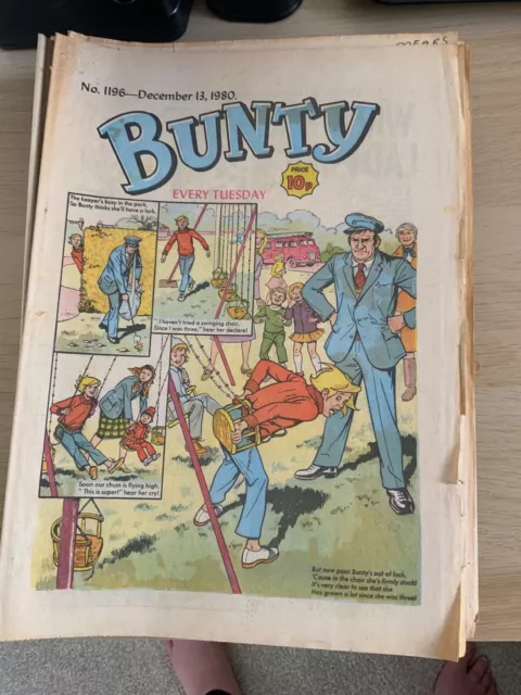 Vintage Bunty - For Girls Comic Issue 1196 December 13th 1980