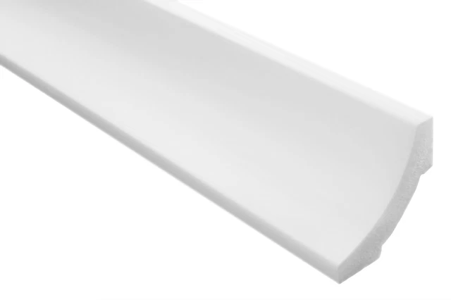 Baguette Murale Décorative Profhome 651400 - Stuc Polystyrène 2m - Blanc - Intérieur/Extérieur