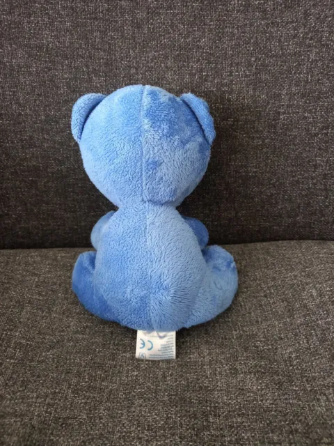 B6-Peluche Doudou bleu ours bleu assis Nestlé 2