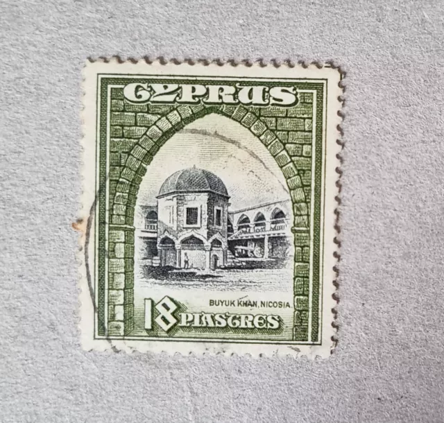 STAMPS CYPRUS 1934 18p USED - #8559a