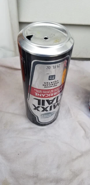 25Oz  Bud Light Mixx Tail Hurricane  Alumnum Beer Can Cans Empty Fam Po