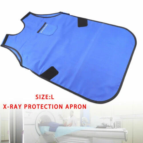 Unisex Large Medical X-Ray Radiation Protection Apron Vest Lead Rubber 0.35mmPb