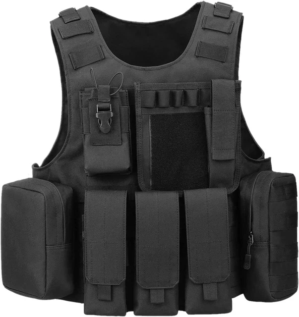 LUOSI Armée Équipement Tactique Militaire Molle Gilet Chasse Armure