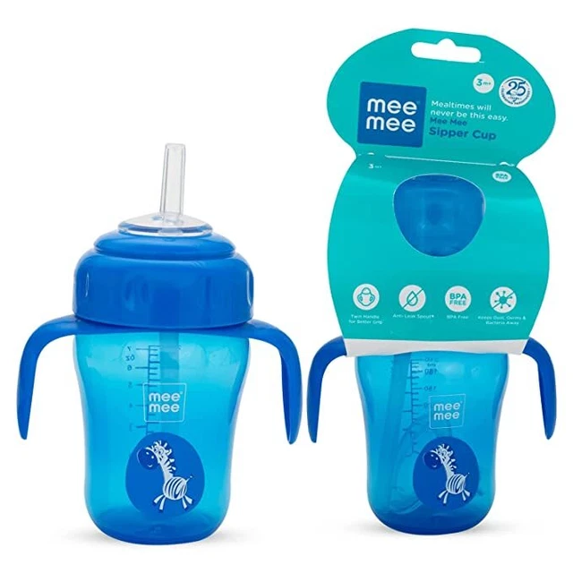 Sipper Taza Pico & Paja 2 IN 1 No Tóxico Silicona Para Niño 210ml