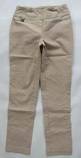 LISETTE L MONTREAL Beige Tan 801 Pull On Ankle Pants Womens 2