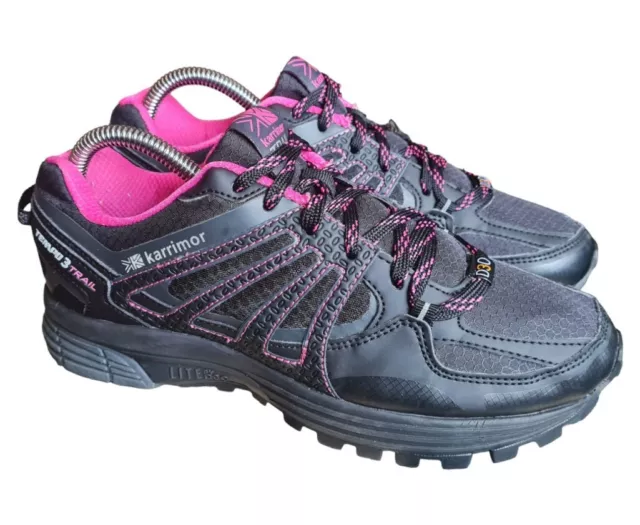 Karrimor Run X-Lite Women's Running Leggings Capri Size 12 Black