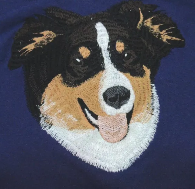 Embroidered Sweatshirt - Australian Shepherd I1242 Sizes S - XXL