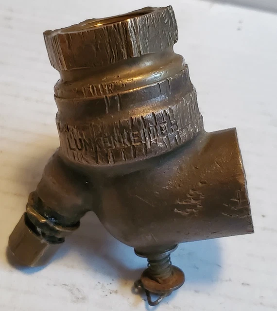 ANTIQUE VINTAGE HIT Miss Engine LUNKENHEIMER 3/4" LH FUEL MIXER or