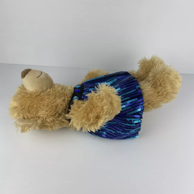 Build A Bear Plush Sequin Dress Underpants BAB Brown Teddy 40cm Soft Stuffed Toy 2