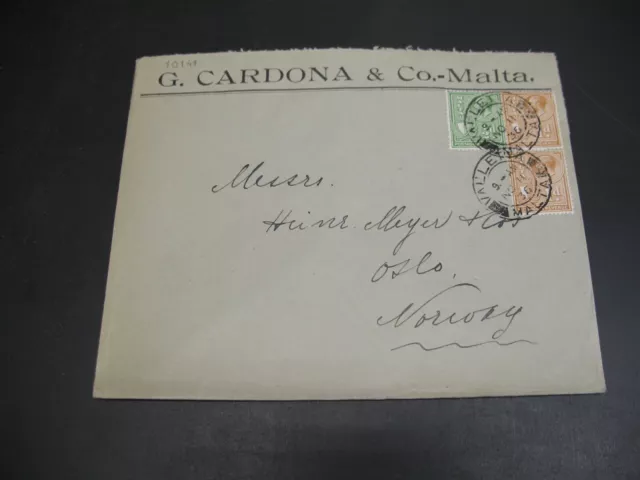 Malta 1936 cover to Norway *10141