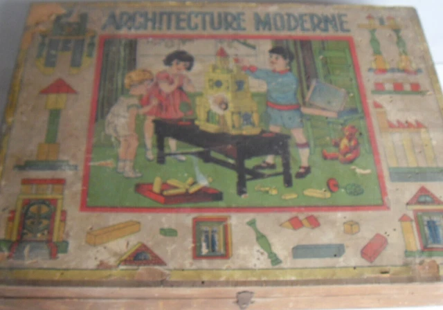 Jeu De Construction En Bois - 48 Pièces - Caisse à Outils - Jeu D'imitation Favorise Motricité