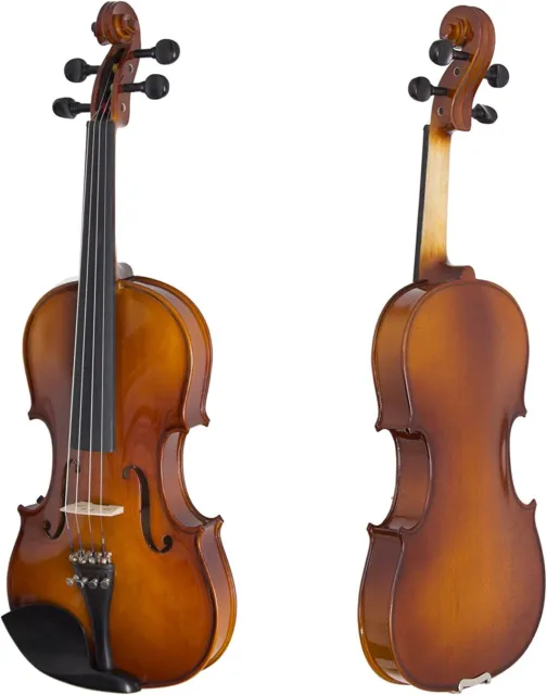Cecilio Violin For Kids & Adults - Beginners Violins Kit - Natural Varnish---