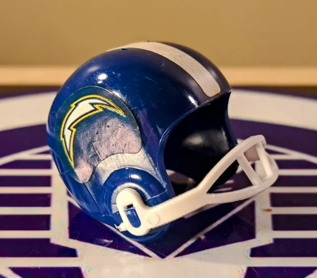 Nfl Mini Helmet San Diego Chargers Gumball 1980'S Football Helmet