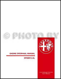 Alfa Romeo Spider 2000 Engine Manual 82 1983 1984 1985 1986 1987 1988 1989 1990