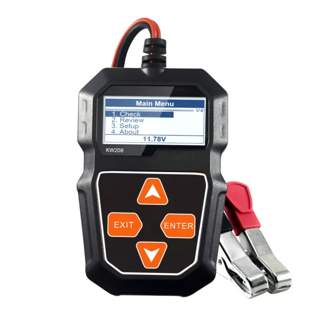 KW208 Tester di carico batteria auto professionale K1F3