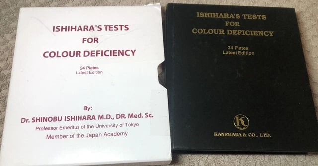 Ishihara Test Chart Books for Color Deficiency 24 Plates. by KANEHARA