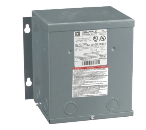 SQUARE D TRANSFORMER 1.5S51F 1.5kVA Pri:600V Sec:120/240V 1Ph Type 3R ...