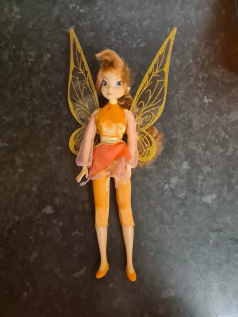 Disney Store Tinkerbell Flutter Wing Fairy Doll Fawn Rare Disney Toy