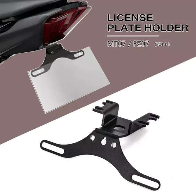 License Plate Fender Bracket Eliminator Holder For Yamaha MT-07 FZ-07 MT07 FZ07