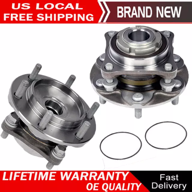 Front Wheel Bearing Hub Pair for 2005-2015 Toyota 4Runner Tacoma PreRunner 2WD