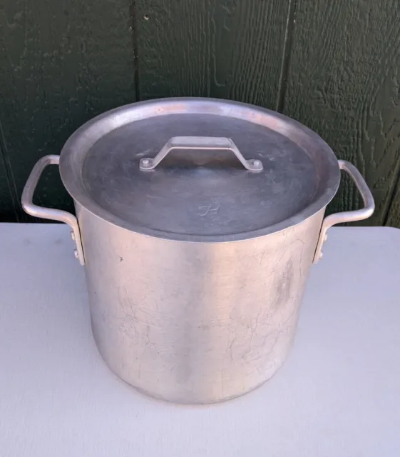 Thunder Group ALSKSP002 Heavy Duty Aluminum 12 QT Stock Pot w lid - Large