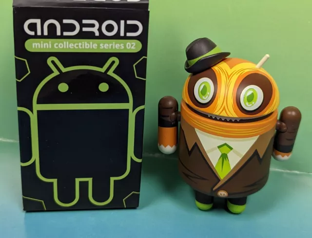 Android Mini Collectible Figure Series 02 2 Agent Argh by Scott Tolleson Rare