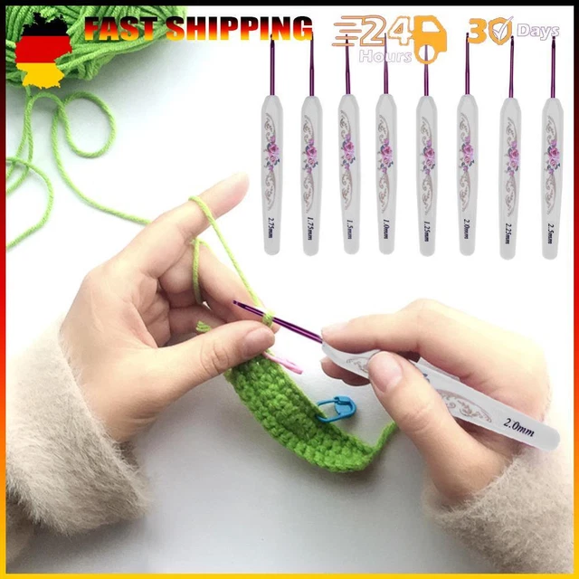 Uncinetto Ergonomico Da 10 Mm: Manico Morbido E Comodo, Perfetto Per Principianti Ed Esperti - Colore A Sorpresa!