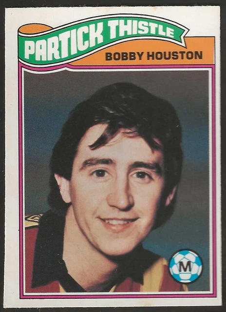 Topps-Football (Scottish Green Back 1978)-#091- Partick Thistle - Houston