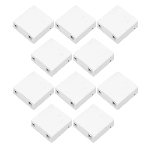 10Pcs 2 Ports SC Fiber Optics Optical Termination Distribution Protection Box A