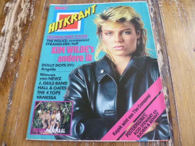 Hitkrant 1982: Kim Wilde / Dolly Dots / Vulcano / Rod Stewart / Abba