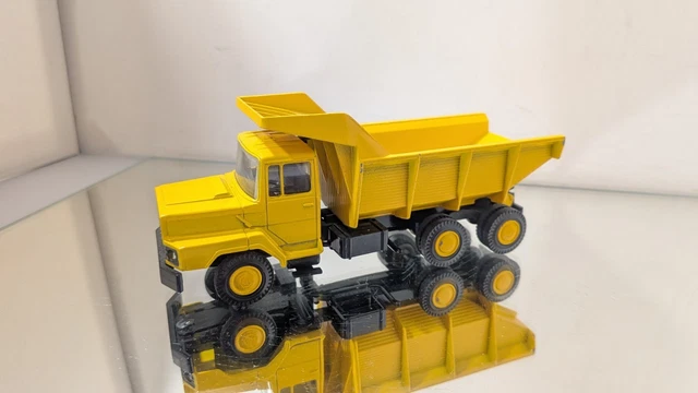 Camion DAF Torpedo Front Trekker Tematoys Lion Car 24cm - Diecast Jaune/Bleu - Occasion