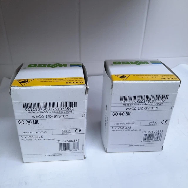 WAGO FIELDBUS COUPLER IO 750375 750375 fieldbus coupler 802.