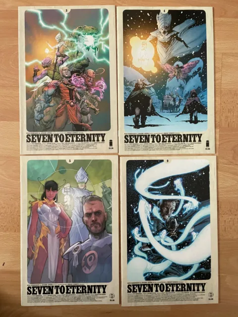 SEVEN TO ETERNITY, 4 US-Comics Image, Rick Remender & Jerome Opena, Top!!!