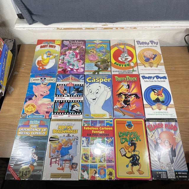 LOT OF 15 Cartoon Kids Vhs Tapes - Looney Tunes - Disney - Classics EUR ...
