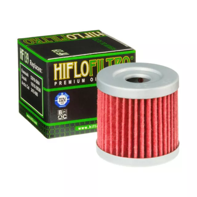 HIFLO HF-139 Premium OIL FILTER Suits Suzuki Kawasaki Arctic Cat