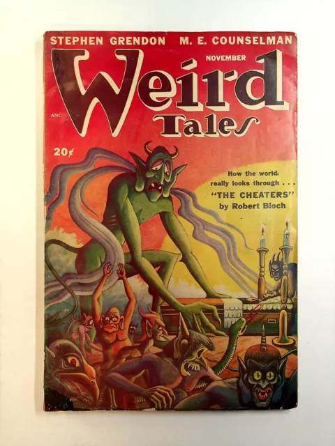 Weird Tales Pulp 1st Series Nov 1947 Vol. 40 #1 VG+ 4.5