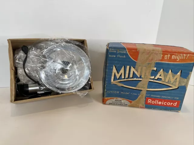 minicam rolleicord junior model flash In Box Vintage, Accessories Cords