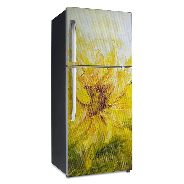 FRIDGE Stickers For Refrigerator Doors Sunflowers EUR 58,31 PicClick FR