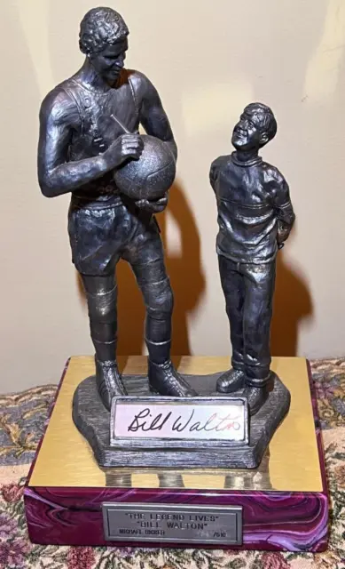 1994 Michael Ricker Pewter Art Statue Sculpture #159/510 NBA Legend Bill Walton