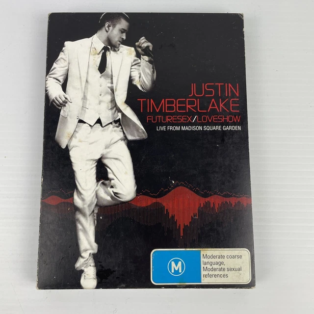 JUSTIN TIMBERLAKE DVD Futuresex Loveshow Live At Madison Square Garden ...