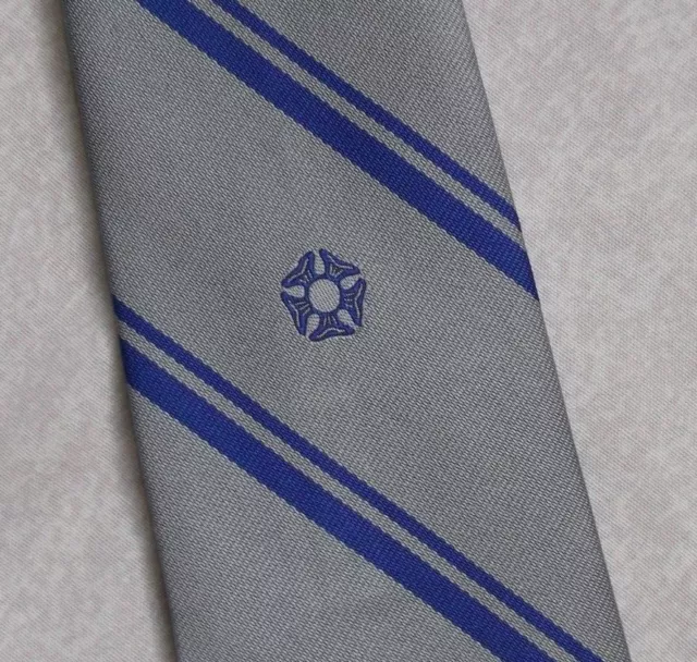 Tie Necktie Mens Vintage Crested Club Association Society