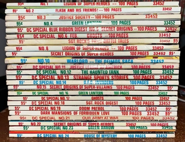 DC Special Blue Ribbon Digest 1-24 Complete Bronze Age Run NM- to NM+ 1980-1982