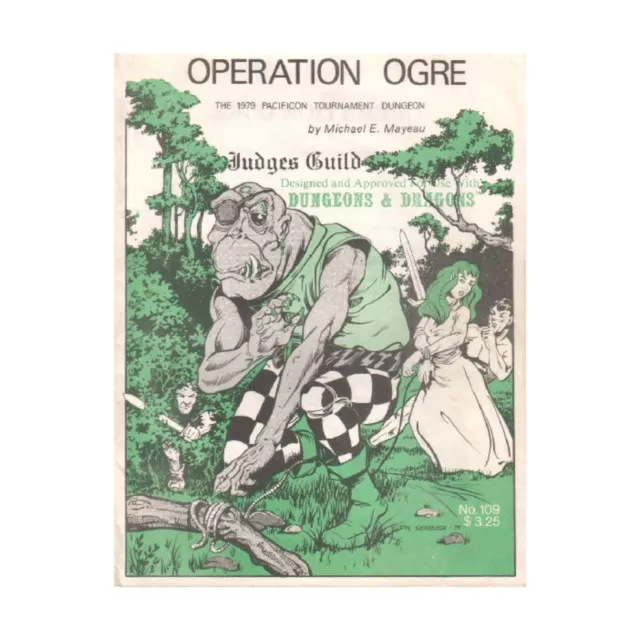 Judges Guild D&D Module Operation Ogre (1st) VG+