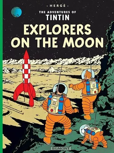 Tintin: Explorers on the Moon by Herge, NEW Book, FREE & FAST Delivery, (Paperba