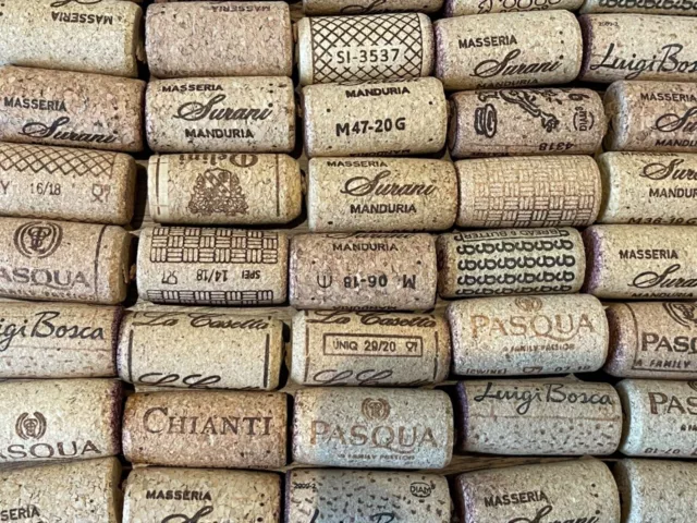 Pre-Cut Wine Corks Used for Crafts Multi Listing 50-100-200-400 Halves 100%  Cork