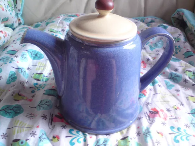 DENBY Pottery Stoneware Juice Coffee Tea Pot Blueberry  Lemon and Apple